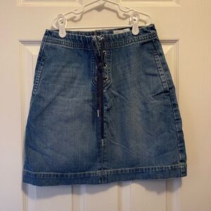 LOFT Blue Jeans Skirt Size 2